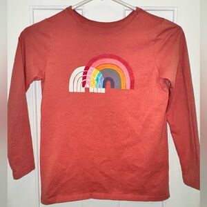 Girls Tea Collection long-sleeve Rainbow Tee T-shirt Graphic Tee Size 10